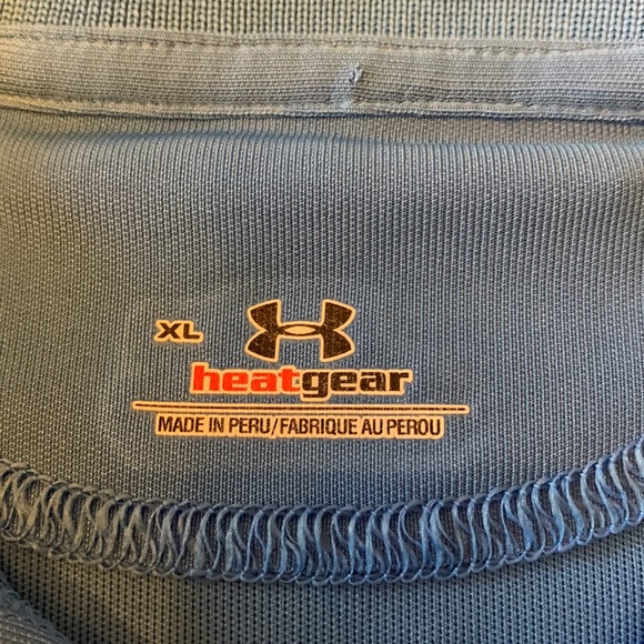 Under Armour Heat Gear, XL, Light Blue w/ White and Yellow Accent, UCLA Colors - Picture 2 of 5